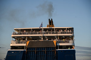 Ferry From Thessaloniki to Sporades Departs at Full Capacity