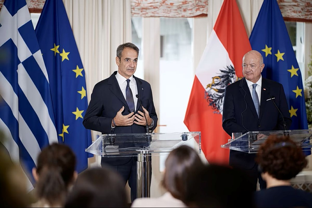 Mitsotakis, Stocker Highlight Greece-Austria Ties and Shared European Priorities