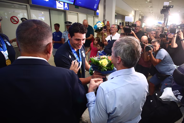 Greece's Water Polo Team Returns Home With Historic Gold