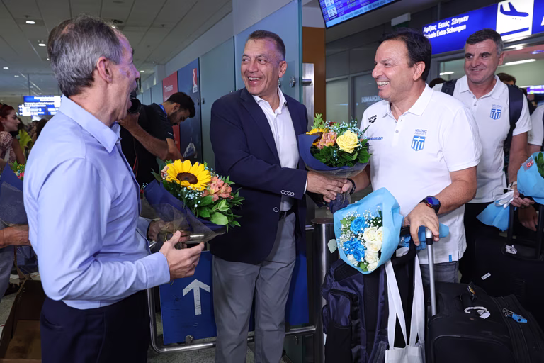 Greece's Water Polo Team Returns Home With Historic Gold