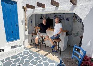 Swiss Man Builds Miniature Greek Island in His Backyard