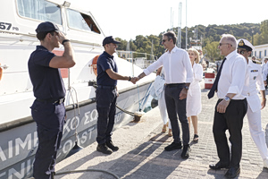 On Leros, Mitsotakis Defends Greece’s Migration Crackdown