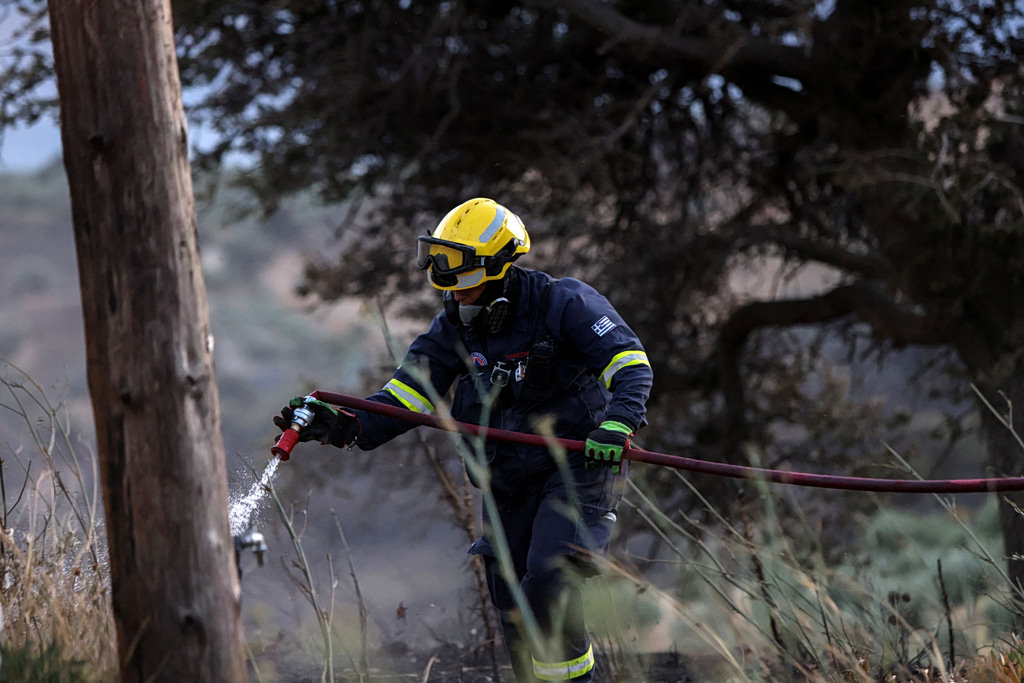 Greece Mourns Three Firefighters Killed During Wildfires