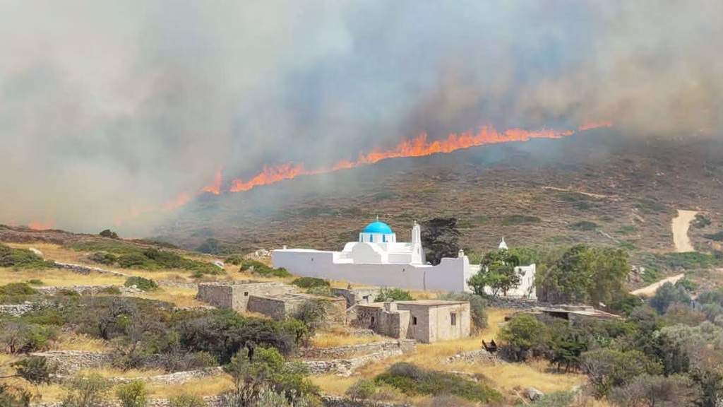 Arrests Made in Investigation Into Paros Wildfire