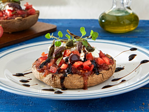 Dakos (Traditional Cretan Barley Rusk Salad)