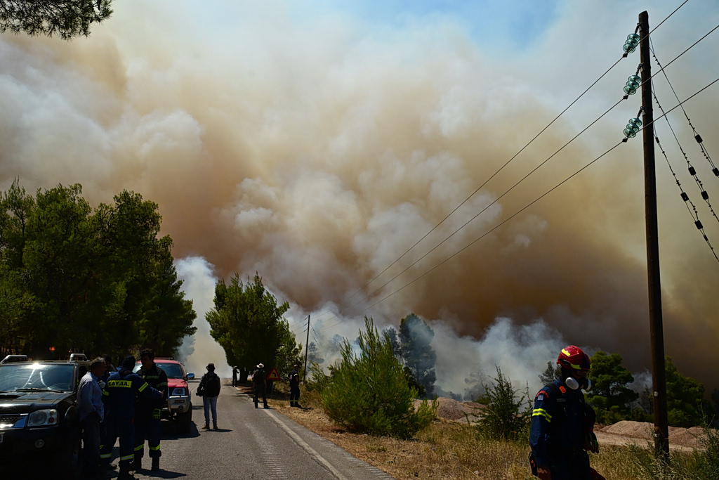Wildfires Burn More Than 27,000 Acres in Central Greece