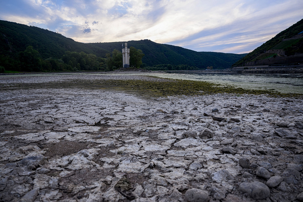 Ships Can’t Move and Power Plants Shut Down as Drought Saps Europe’s Rivers