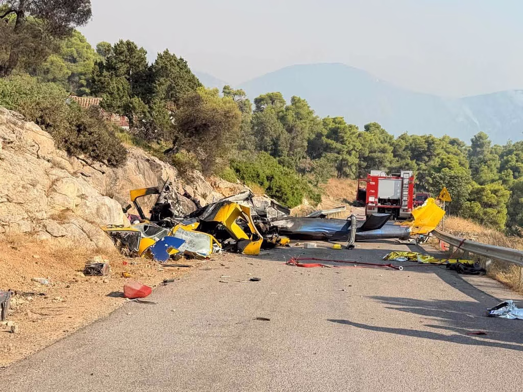 Man Arrested After Entering Helicopter Crash Site in Psatha