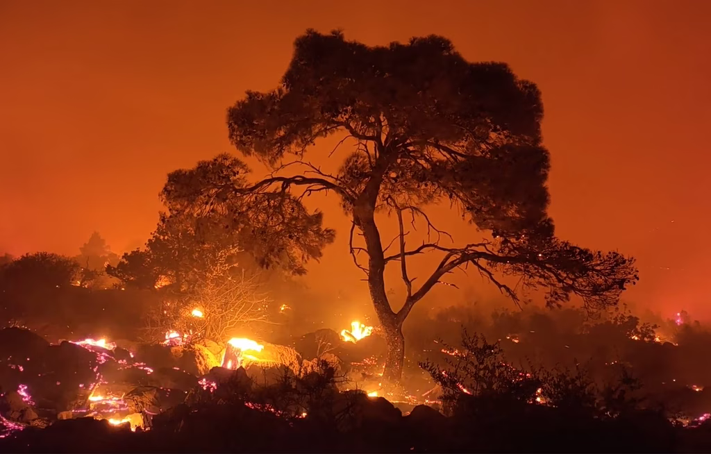 Greece Issues High Wildfire Alert for Tuesday