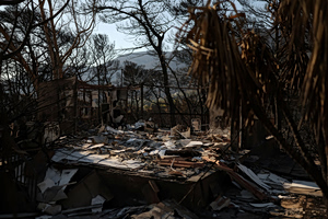 Porto Germeno fire