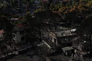 Grief and Anger as Porto Germeno Fire Reshapes Bay (video)