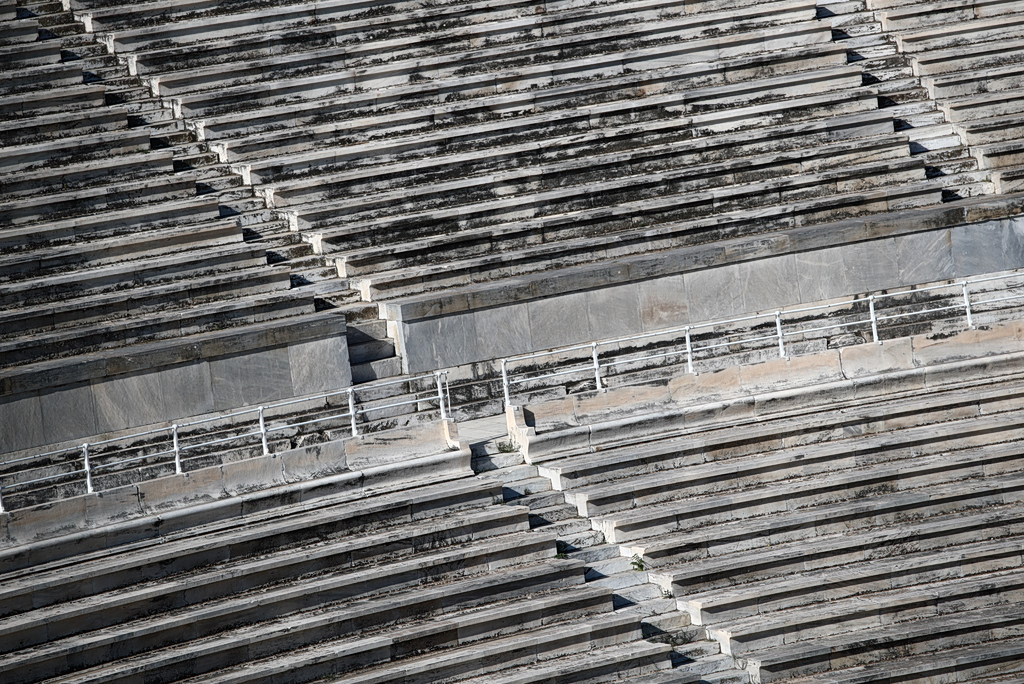 Panathenaic Stadium Marble Cleaned for First Time in 120 Years