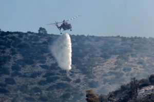 2 Wildfires Break Out Almost Simultaneously In NW Peloponnese