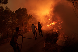 16-Year-Old Arrested Over Wildfire in Chania