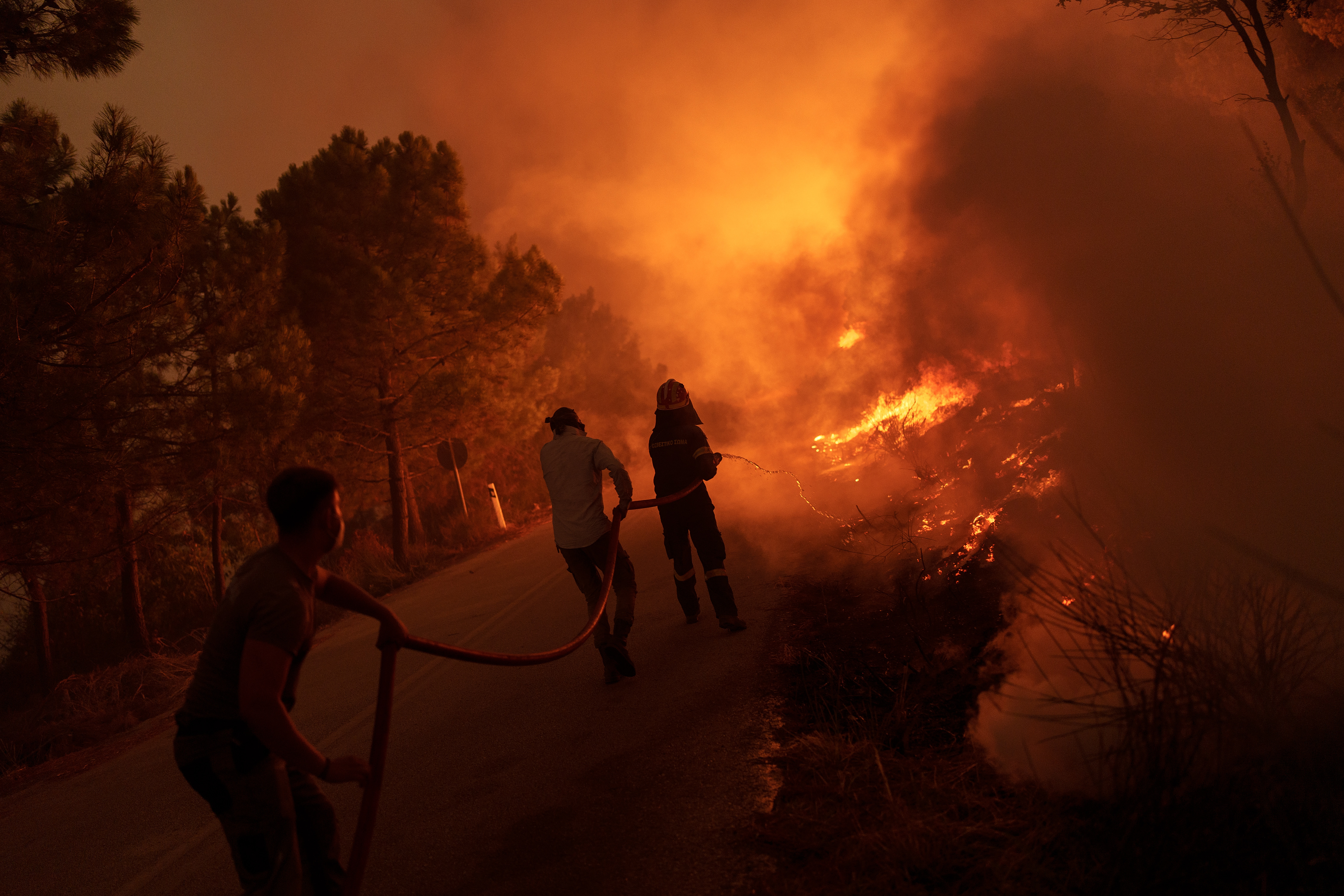 16-Year-Old Arrested Over Wildfire in Chania