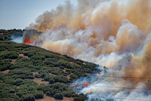 Greece Faces Extreme Wildfire Risk on Thursday