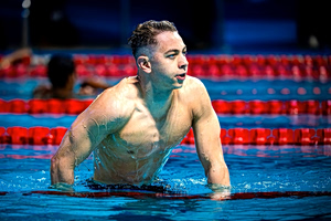 Siskos Wins Silver in 200M Backstroke at Euro Championships