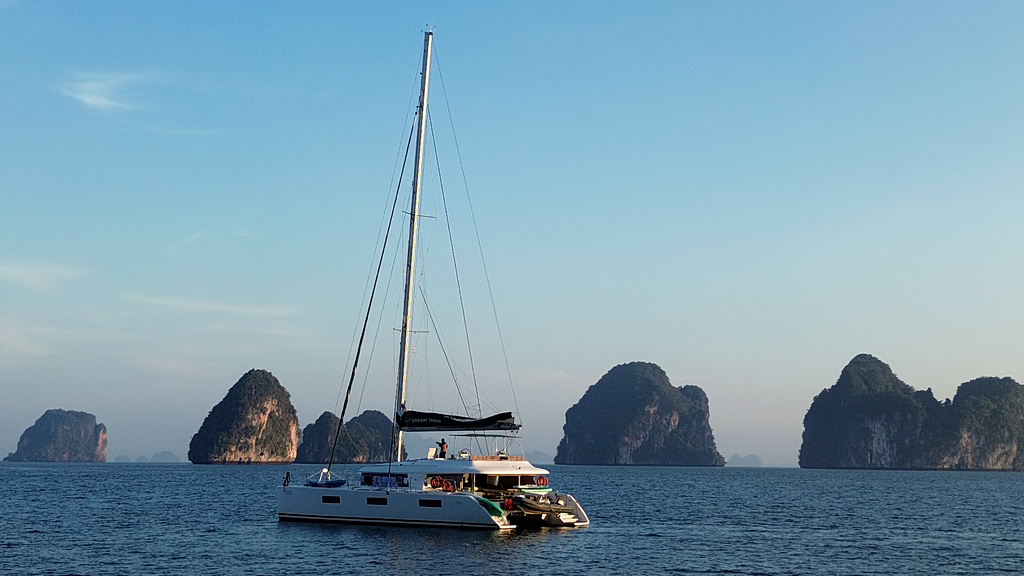 Catamaran With 10 Aboard Partially Sinks