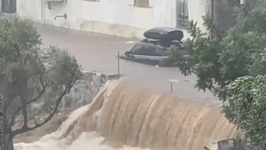 Storm Causes Flash Floods in Mani, Extreme Southern Greece