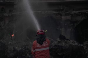 Firefighters on Alert for Flare Ups in Salamina