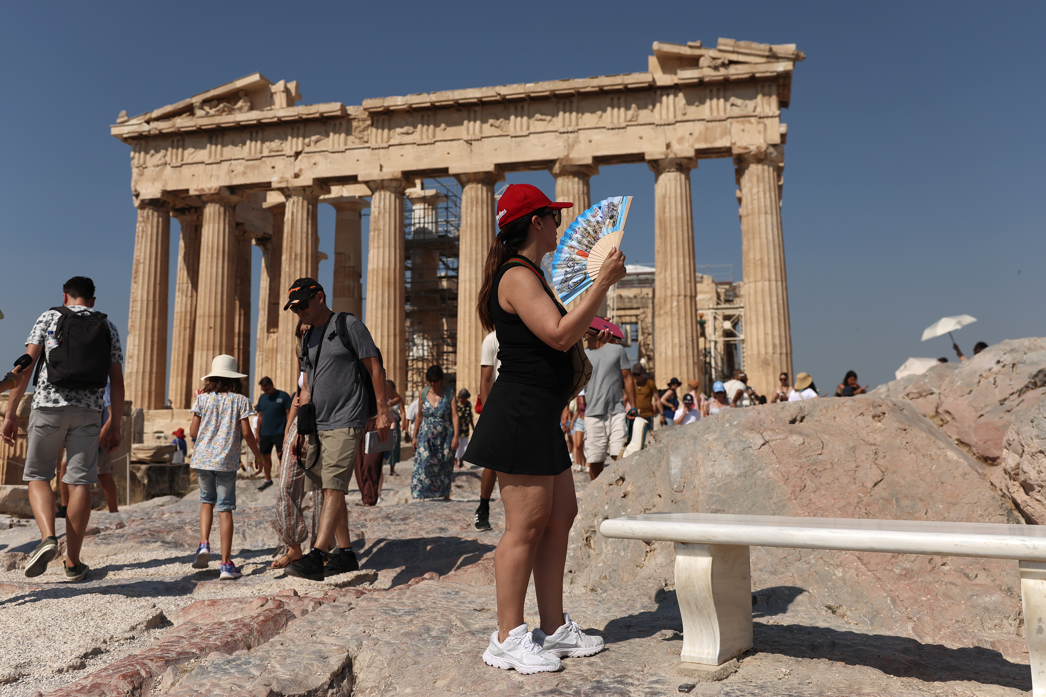 Tourists Take Over Athens as Locals Leave for August