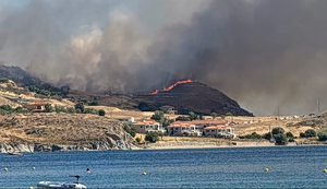 Multiple Wildfires Across Greece; Major Blaze on Lemnos (Vid)