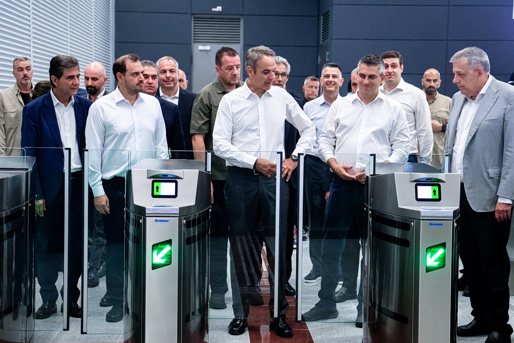 Mitsotakis Speaks at Thessaloniki Metro Extension Opening