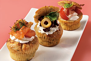 Stuffed Mini Muffin Bites
