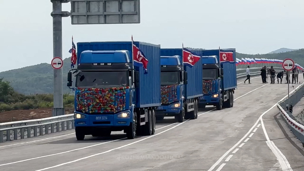Russia, North Korea Open First-Ever Road Bridge
