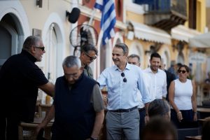 Mitsotakis Visits Remote Islets of Ro, Strongyli