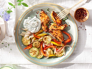 Chicken with Sautéed Vegetables