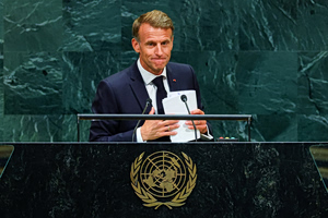 Macron Rebukes Trump’s Gaza Peace Claims at UN