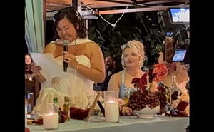 Chinese Bride Secretly Learns Greek to Surprise Mother-In-Law at Wedding