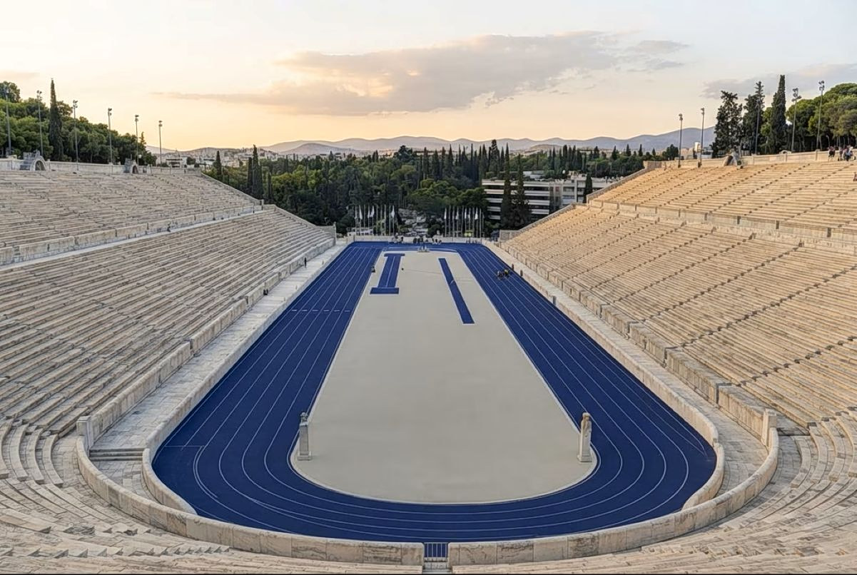 Historic Panathenaic Stadium Gets Diamond League-Ready Track