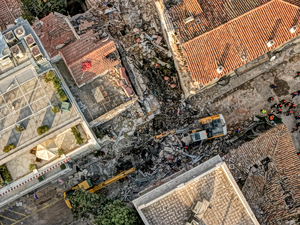 Woman Found Dead in Rubble After Plaka Building Explosion