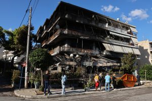 Explosive Fire in Nea Ionia Café: Authorities Suspect Arson