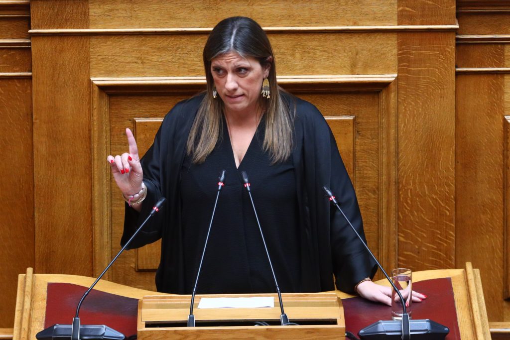 Theodorikakos And Konstantopoulou Clash In Parliament