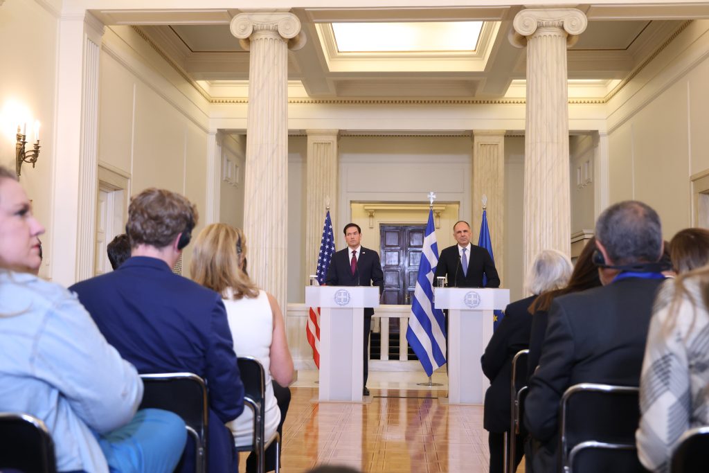 US Secretary of State Marco Rubio in Athens: Follow Along