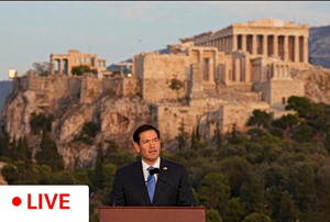 US Secretary of State Marco Rubio in Athens: Follow Along