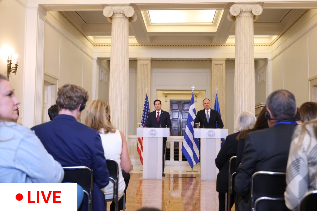US Secretary of State Marco Rubio in Athens: Follow Along