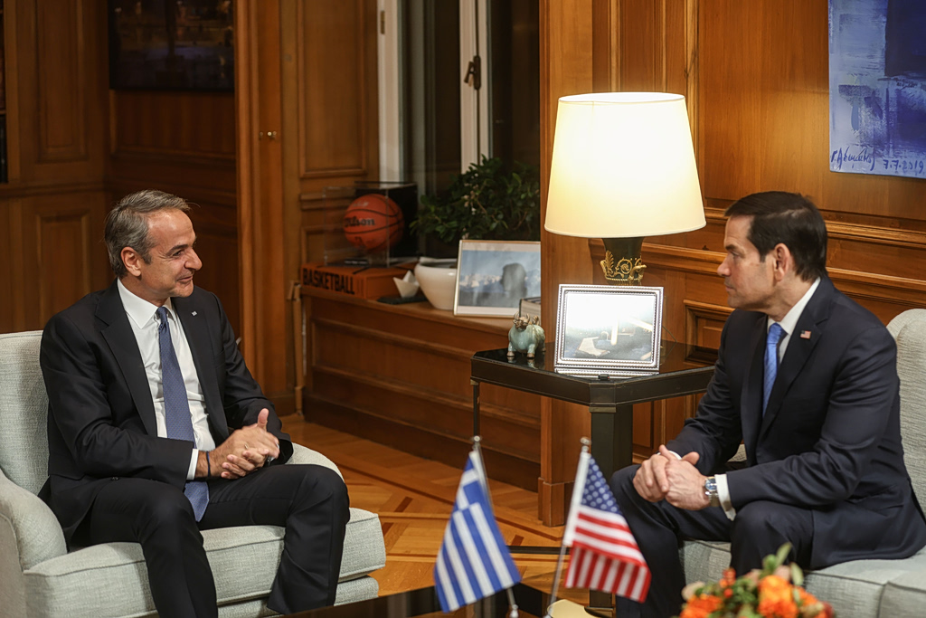 Mitsotakis, Rubio Hail ‘Strongest-Ever’ Greece-US Relations