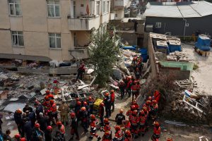 Seven-Story Building Collapses in Istanbul, Two Killed