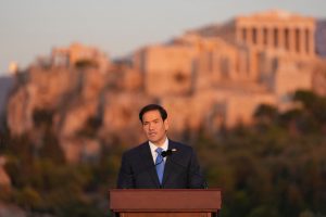 In Pnyx Athens Ties Itself Closer To Washington
