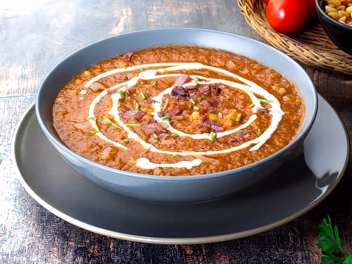 Tomato Soup with Orzo