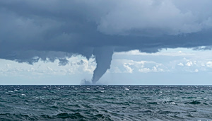 Waterspout Spotted Off Mykonos as Stormy Weather Nears