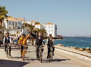 Vintage Bikes, Tweed and Timeless Style Return to Spetses
