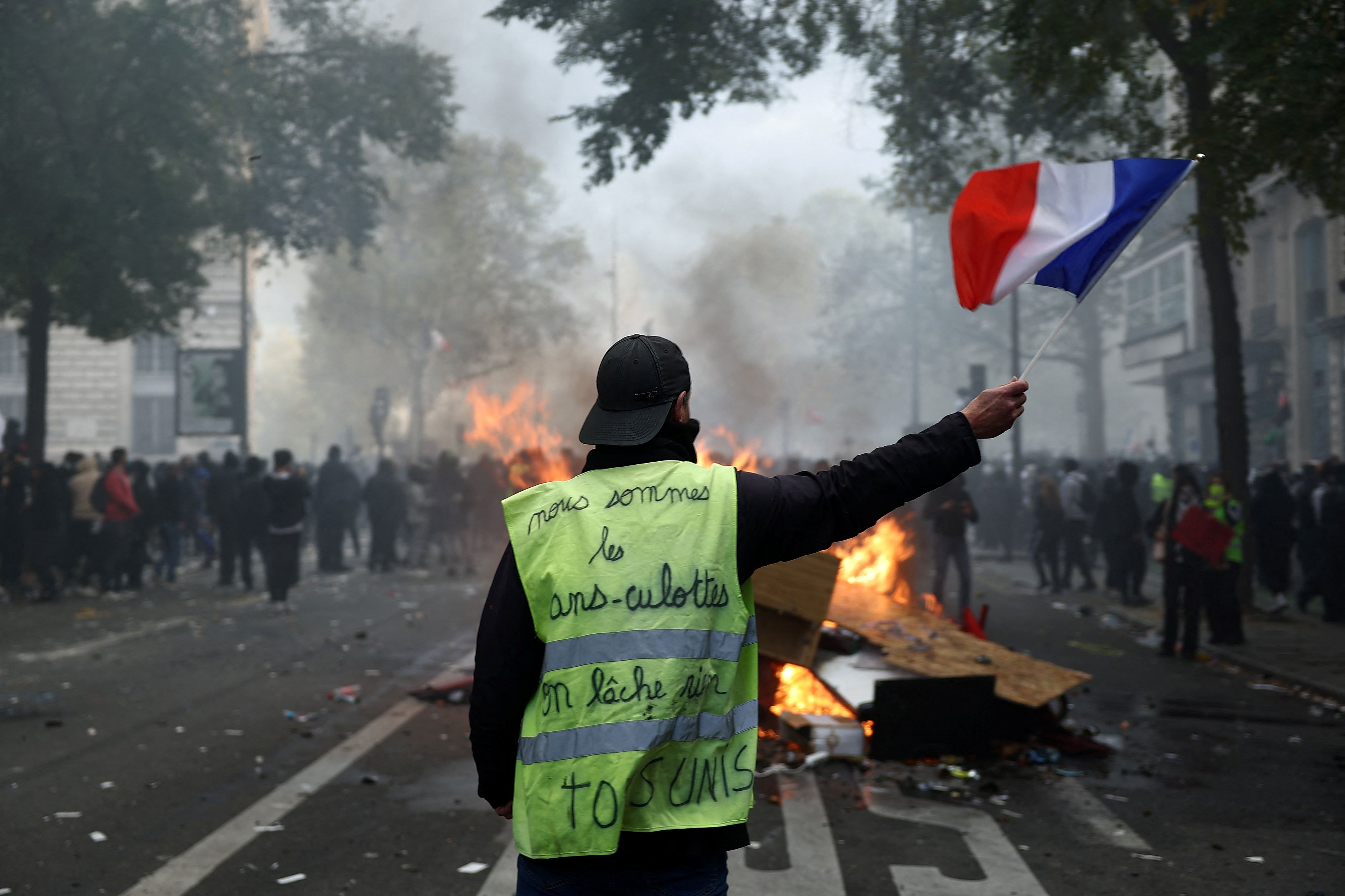 Violent Protests Rip Through Cities Across France
