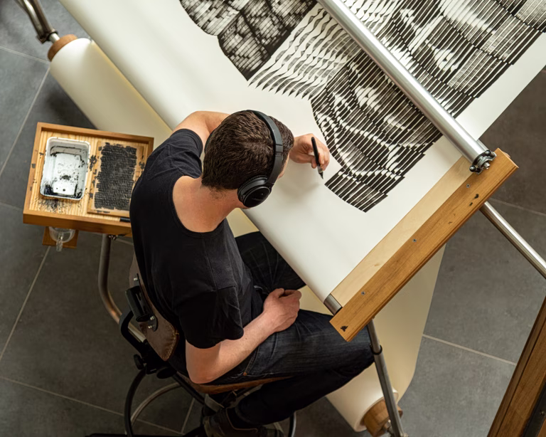 Vincent de Boer: The Art of Drawing to the Sound of Music