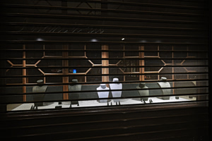 Athens Stores Empty Windows Ahead of Major Protest
