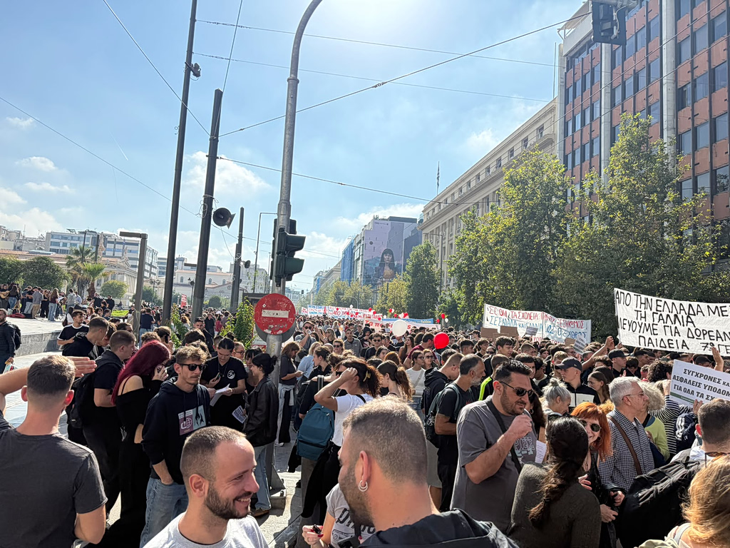 Live: Protests Sweep Greece as Demonstrations Reach Athens and Thessaloniki